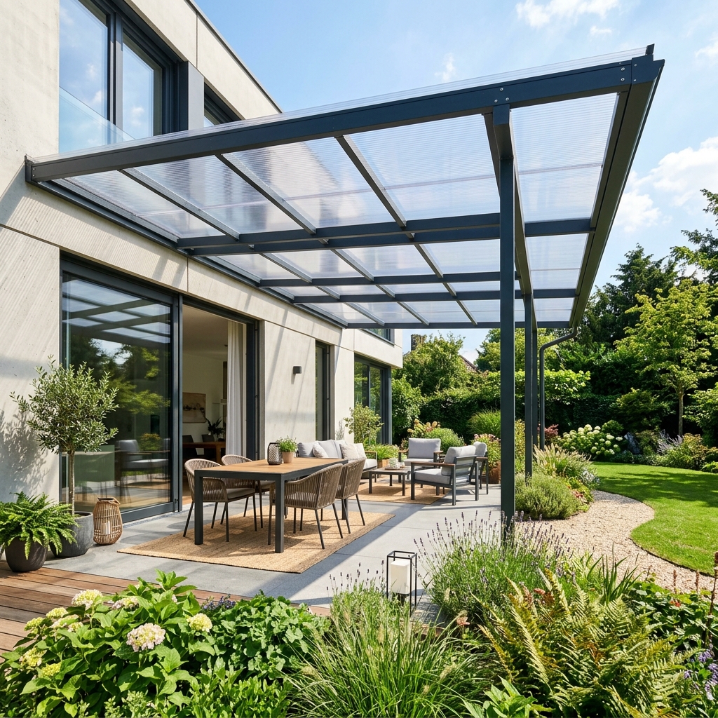 house patio roof clear panels 202605051459