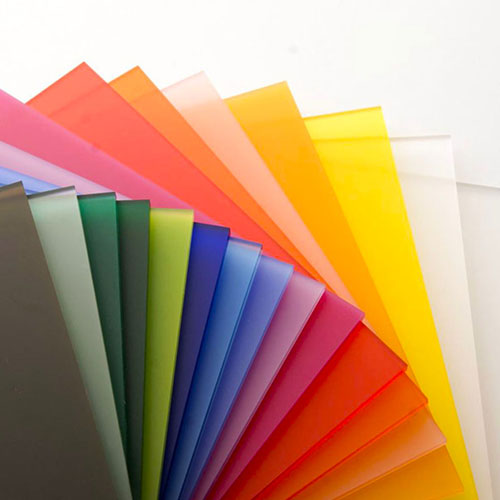 plaque plexiglass couleur