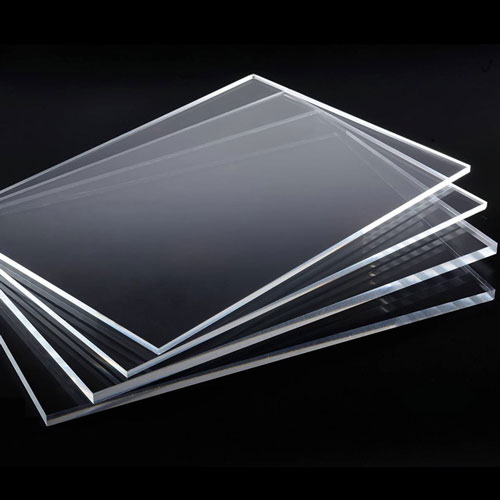 plaque plexiglass transparent