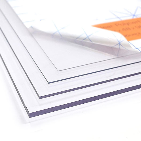 plaque polycarbonate incolore compact